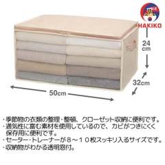 Túi Đựng Quần Áo, Chăn Mỏng Size Vừa Nhật Bản