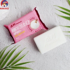 Bánh xà phòng giặt banking soda 200g màu hồng Hàn Quốc 베이킹소다 세탁비누
