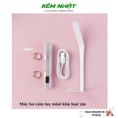 Đèn hơ cầm tay mini kim loại xịn