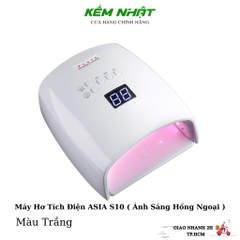 Máy Hơ Tích Điện ASIA S10 ( Ánh Sáng Hồng Ngoại ) 48W - Trắng