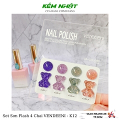 Set Sơn 4 Chai Nhũ Flash VENDEENI