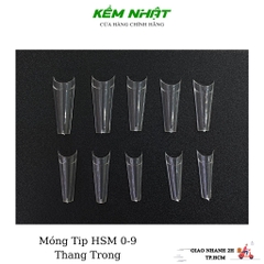 Móng Tip HSM Số 0 -> 9 ( 500 Móng ) - Thang Trong