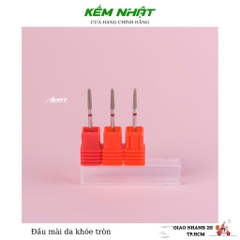 Đầu mài da khóe dài tròn