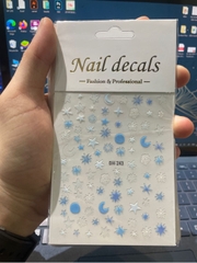 Sticker Đính Móng Tuyết Noel