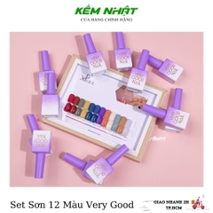 Set Sơn 12 Màu Very Good ( Tặng Kèm Bảng Màu )