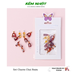 Set Trang Trí Móng Chai Rượu
