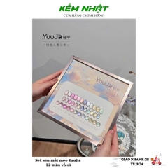 Set sơn mắt mèo Yuujia 12 màu vỏ sò