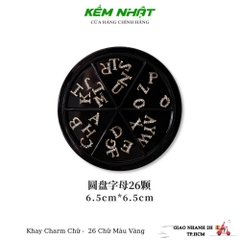 Khay Charm Chữ