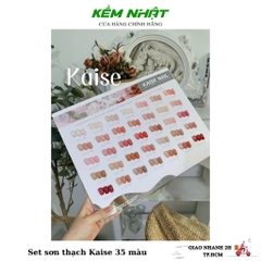 Set sơn thạch Kaise 35 màu