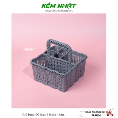 Giỏ Đựng Đồ Nail 6 Ngăn