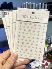 Sticker Ngôi Sao Kim Tuyến Bạc