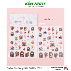 Sticker Dán Móng HALLOWEEN Năm 2023