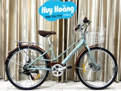Xe đạp Califonia Modeltime Khung nhôm 6 số Shimano