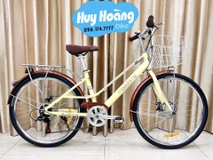 Xe đạp Califonia Modeltime Khung nhôm 6 số Shimano