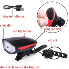 Đèn siêu sáng kèm còi