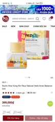 Nước Hoa vùng kín Re:p natural hern inner balance