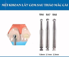 Mũi khoan lấy com sau tháo mắc cài