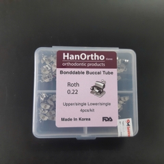 Mắc cài răng 6 - 2 ống - Loại hộp - Roth 022 - SET 20