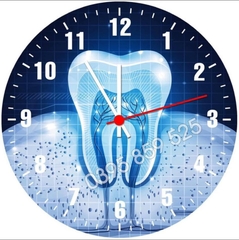 Đồng hồ nha khoa (gỗ tráng gương)