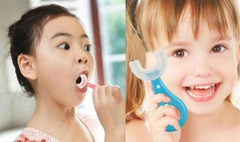 Bàn Chải Chữ U Cho Bé Đầu Chải Mềm