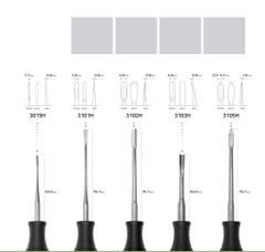 Bẩy Hybrid cán đen hãng Dental Studio - Hàn Quốc