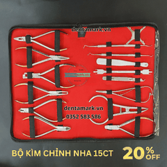 Bộ kìm chỉnh nha Pakistan 15 chi tiết (Bộ)