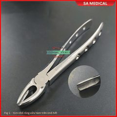 Bộ Kìm nhổ răng người lớn 12 chi tiết - SA