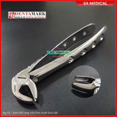 Bộ Kìm nhổ răng người lớn 12 chi tiết - SA
