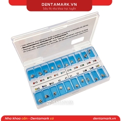 Bộ mắc cài kim loại tự khóa SLI Morelli (Hộp 20 cái) (tự buộc)