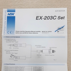 Bộ tay khoan chậm NSK (4 lỗ)
