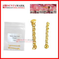 Button kéo răng ngầm có xích - Gói 2 cái