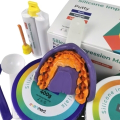 Silicon đặc lấy dấu Evenmed - Hộp 2 hũ x 400g