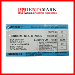 Chỉ khâu phẫu thuật không tiêu Surgical Silk Braided - SureSilk -SUREMED