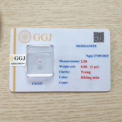 Đá gắn Răng - Kim Cương Nhân Tạo Mỹ (Vỉ 1 viên) - Đế nhọn
