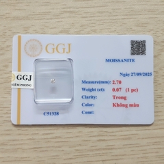 Đá gắn Răng - Kim Cương Nhân Tạo Mỹ (Vỉ 1 viên) - Đế nhọn