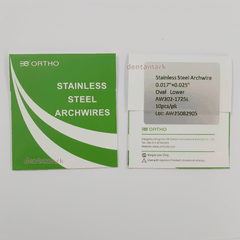 Dây cung SS vuông 3B Ortho - Gói 10 sợi (MUA 3 TẶNG 1)