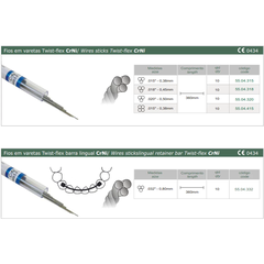 Dây Duy Trì Thẳng Morelli .020" – 0,50 mm