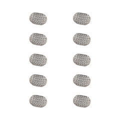 Núm Button Đế Vuông Ortho Organizers - Gói 10 cái