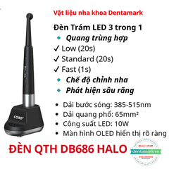 Đèn Trám Quang Trùng Hợp Coxo DB686 HALO