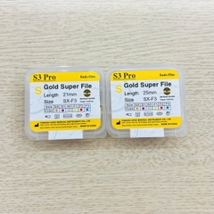 File máy nội nha - File máy dẻo kháng gãy S3 Gold (MUA 10 TẶNG 1)