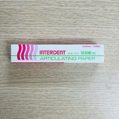 Giấy cắn Interdent (Articulating Paper) - インターデント