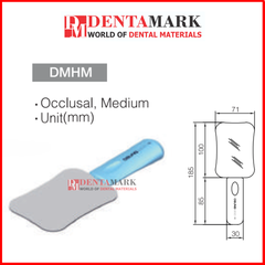 Gương chụp trong miệng 2 mặt bằng kim loại có cán silicon Osung (Handle Photo Mirror )