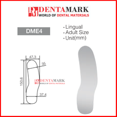 Gương chụp chỉnh nha bằng kim loại không cán - Photo Mirror - Osung (Cái)