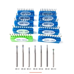 Hộp 10 mũi khoan nha khoa Trung Quốc