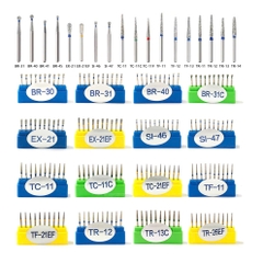 Hộp 10 mũi khoan nha khoa Trung Quốc