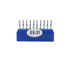 Hộp 10 mũi khoan nha khoa Trung Quốc