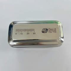 Hộp inox hấp nong dũa - Hộp đựng trâm file - Hộp đựng nong dũa hình chữ nhật Pakistan