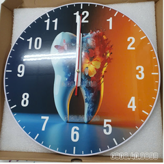 Đồng hồ nha khoa (gỗ tráng gương)