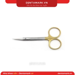 Kéo cắt chỉ đầu cong 11,5cm cán vàng Pakistan