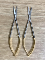 Kéo cắt hình mắt cán vàng Prime 12cm/16cm - đầu thẳng/đầu cong Pakistan